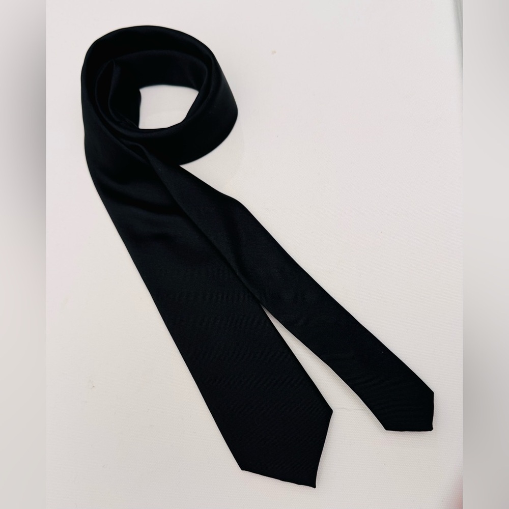 Chaps Classic Black Kids Tie